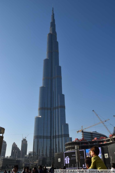 Burj Khalifa de Dubai
Edificio más alto del mundo
