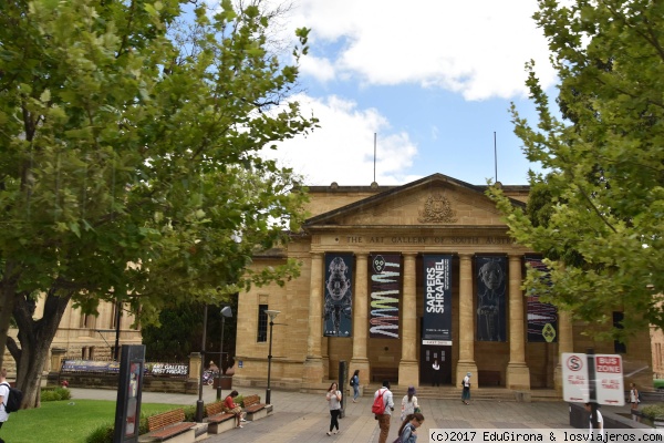 Museo de Arte Adelaida.
Medificio del Museo de Arte en Adelaida.
