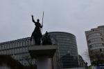 Plaza España de Bruselas
Quijote, sancho Panza, Plaza España,