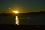 Sol, Luna y Agua. Ocaso del Sol en Ottawa
Sol y agua