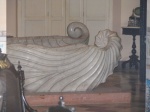 Marble bathtubs in one piece, within the Palace of the Captains General