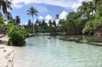 Caño frio,desembocadura del rio al final de playa rincón.
republica dominicana