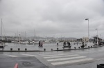 Vista del puerto gijón