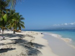 cayo levantado playa pública vista