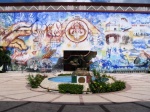 Picturesque square in Playa del Carmen