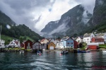 Pequeña aldea en Fiordos de Flam