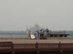 Taj Mahal
Mahal, Vista, Fuerte, Rojo, Agra, desde