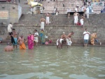 Ghat en Varanasi
Ghat, Varanasi, Típica, estampa, ghat