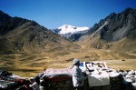 Nevado Verónica al fondo, el pico más alto del valle Sagrado de los Incas