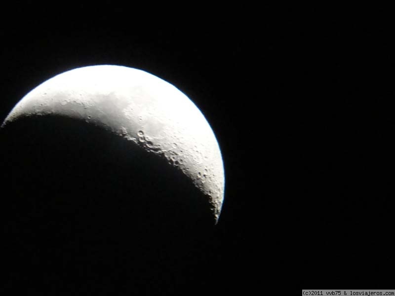 Viajar a  Chile: Fotos Pornograficas Maliensas - La luna vista del telescopio del Observatorio Cerro Mamalluca (Fotos Pornograficas Maliensas)