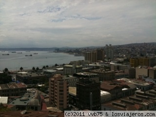 Bahía de Valparaíso
Vista desde el Cementrerio Católico N´mero Uno de Valparaíso.
