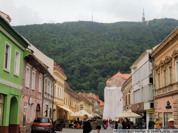 Brasov
Calle desde el teleférico.
