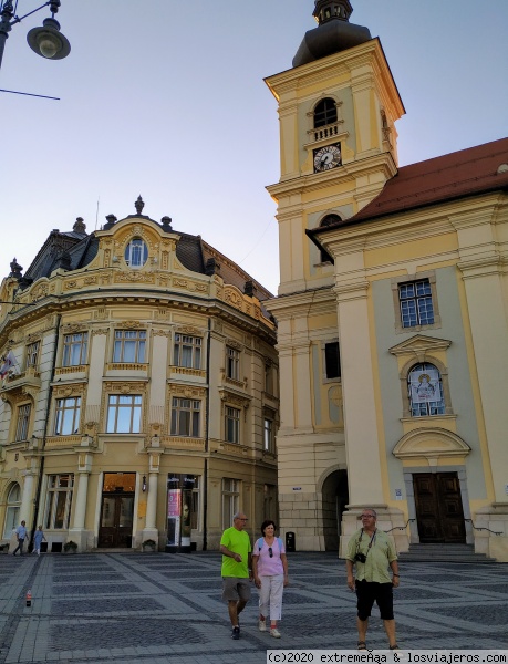 Sibiu
Iglesia de la Santísima Trinidad Católica ortodoxa (Biserica Romano Católico).
