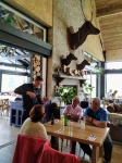 Restaurante fuera del castillo de Bran