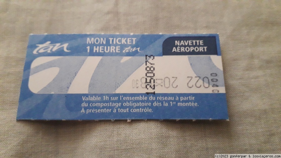 Forum of Aeropuertos: BILLETE AUTOBÚS AEROPUERTO DE NANTES-CIUDAD