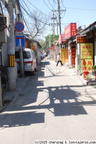 Beijing, China. Calle
Las callejuelas antiguas presentan este aspecto tan poco cuidado.
