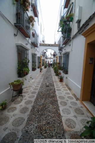 Calle en Córdoba.
Una típica calle cordobesa.
