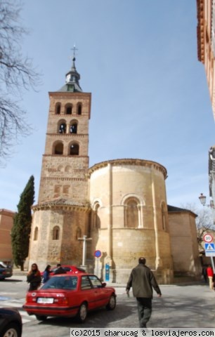 Iglesia de San Andrés. Segovia.
Esta iglesia románica tiene un precioso ábside.

