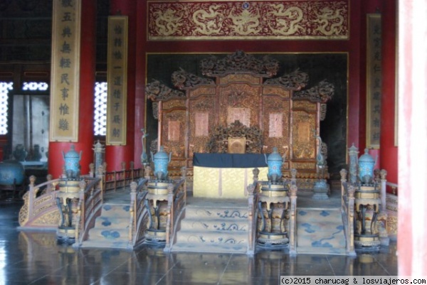 Ciudad Prohibida. Beijing, China
Salón del trono de la emperatriz
