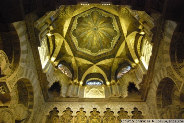 Mezquita de Cordoba
Cúpula en la Macsura de Alhaken, uno de los lugares más bellos de la mezquita.
