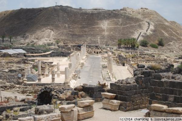 Bet Shean, Israel.
Calle Silvanus con el 