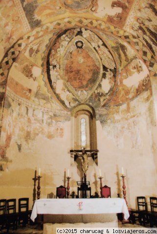 Iglesia de San Justo. Segovia.
Esta modesta iglesia románica guarda un tesoro en pinturas.
