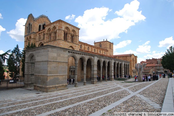 Foro de Ávila en Madrid: Iglesia románica de San Vicente en Avila