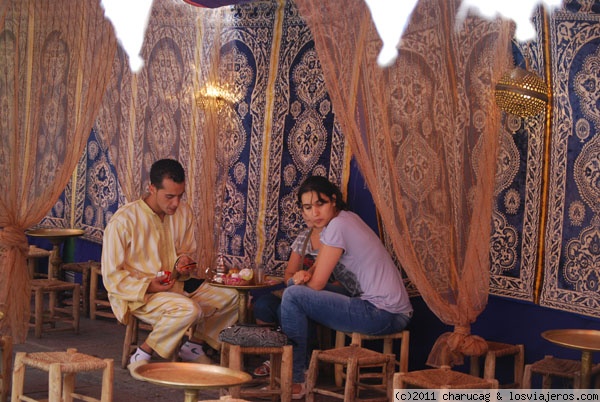 Teteria medieval
Uno de los puestos en el zoco árabe del mercado medieval de Avila
