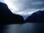 dusk in the fjord