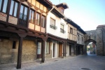 Calle tradicional en Aguilar de Campoo. Palencia.