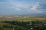 Campo andaluz en día de lluvia