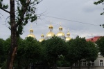 Cupulas de oro en San Petesburgo