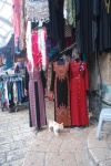 Vestidos femeninos. Zoco de Akko. Israel.