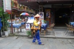 Vendedor ambulante. Yangshuo, China