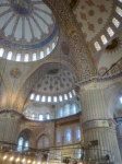 Mezquita Azul, interior