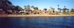 Pueblo en las orillas del Nilo
