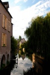 Reflejos en el río. Chartres.