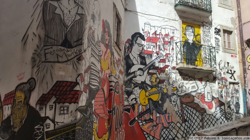 Foro de Fado: Mural del Fado (Mouraria) Lisboa