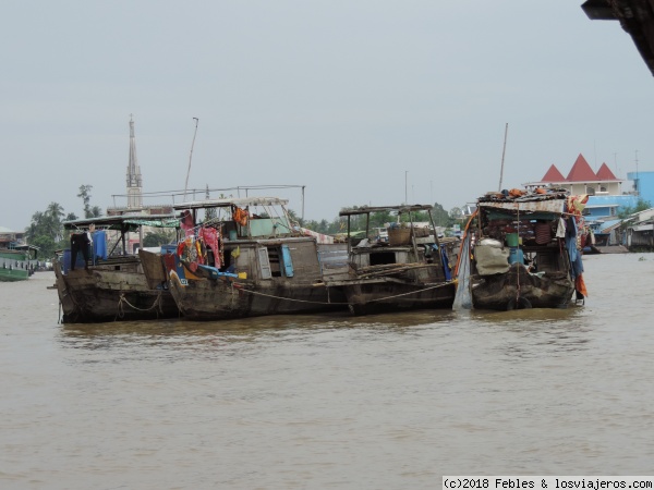 Mercado flotante Delta del Mekong
Mercado flotante Delta del Mekong
