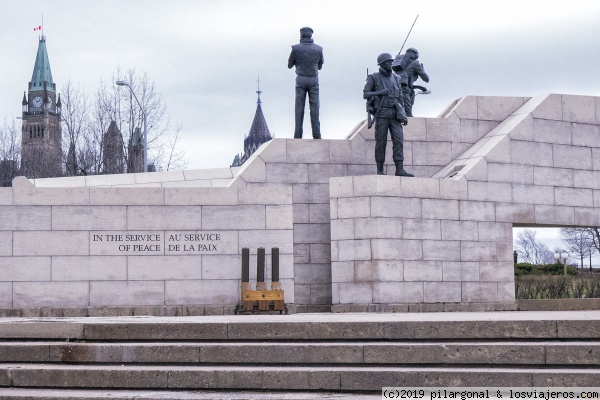 Monumento a las fuerzas de paz canadienses
Monumento dedicado a los cascos azules canadienses
