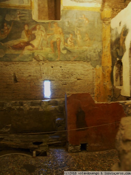 Fresco de la diosa Proserpina
Impresionantes restos como este Ninfeo con un fresco de la diosa Proserpina, encontrado en 2002 en las excavaciones de las conocidas  como 