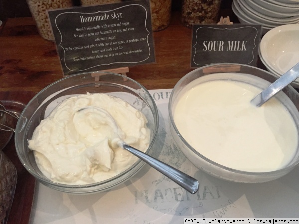 Skyr
Buenísima especie de yogur típico de Islandia
