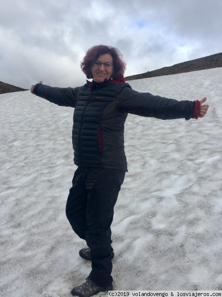 El paso de Hrafnseyrarheid
Nieve en este paso que le llaman los Alpes islandeses. Fiordos del Oeste
