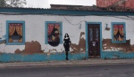 Fachada pintada en el centro de Portimao