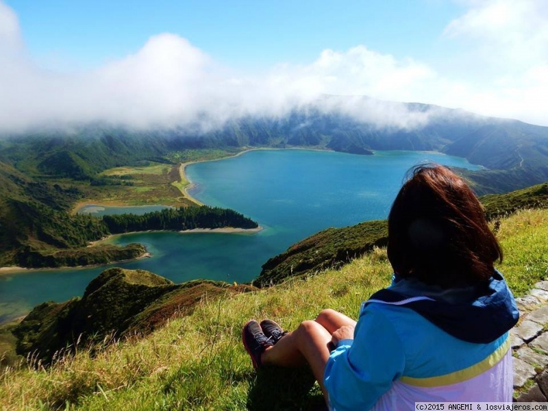 Viajar a  Portugal: Sau Miguel , Azores - LAGO DO FOGO (Isla Sao Miguel - Azores) (Sau Miguel , Azores)