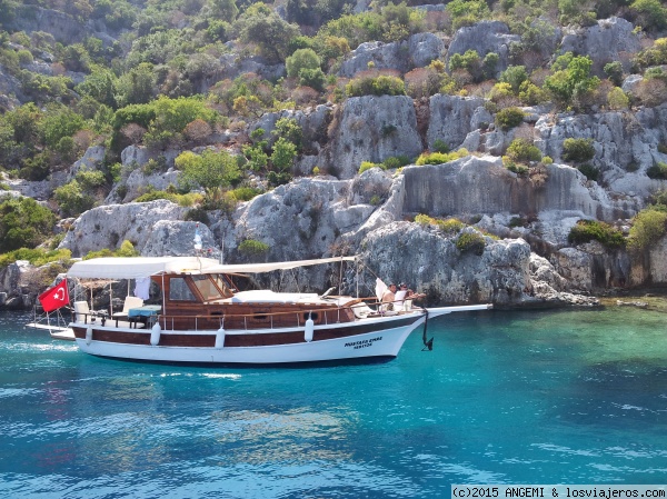 Kekova y su ciudad sumergida de Simena
Fué un bonito paseo en barco y un baño en sus aguas turquesas
