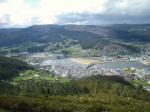 Panorámica de Viveiro (Lugo) desde el mirador de San Roque