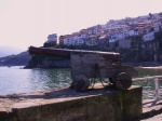 Overview of the seafaring town of Lastres ( Asturias )