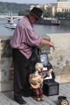 Marionetas en el Puente de Carlo. Praga
Praga