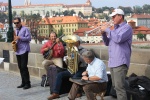 Músicos en el Puente de Carlos. Praga
Praga